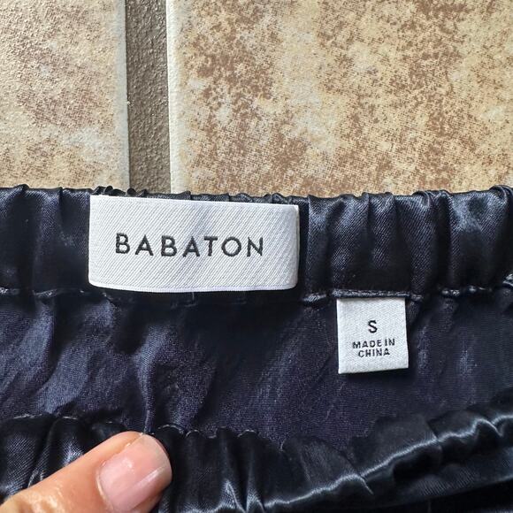 Artizia Babaton High Rise Crepe Pull On Maxi Consensus Skirt Black Size Small - Picture 4 of 8